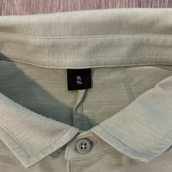 Lululemon XL Men’s Evolution Golf Casual Polo Short Sleeve Slim Fit Shirt - Picture 5 of 9